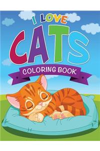 I Love Cats Coloring Book