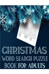 Christmas Word Search Puzzle Book For Adults