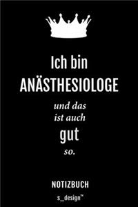 Notizbuch für Anästhesiologen / Anästhesiologe / Anästhesiologin