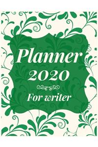 Planner 2020 for Writer