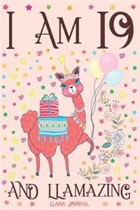 Llama Journal I am 19 and Llamazing