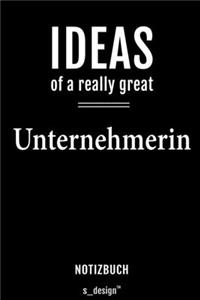 Notizbuch für Unternehmer / Unternehmerin
