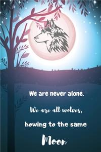 We are never alone. We are all wolves