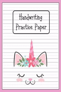 Handwriting Practice Paper