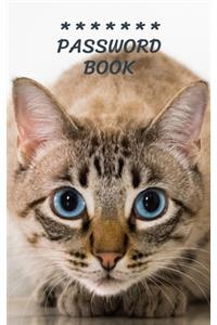 Internet Password Book with Tabs Keeper Manager And Organizer You All Password Notebook Cute Cat