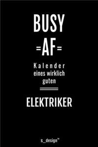 Kalender 2020 für Elektriker