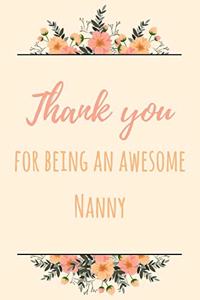 Thank You For Being An Awesome Nanny