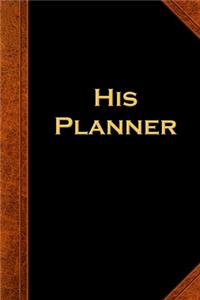 2020 Daily Planner For Men His Planner Vintage Style 388 Pages