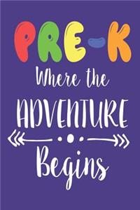Pre-K Where the Adventure Begins