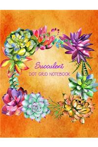 Succulent Dot Grid Notebook