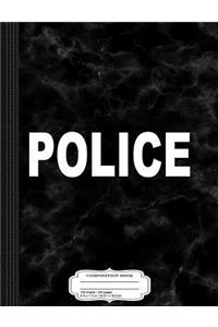 Police Composition Notebook