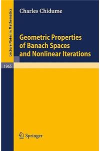 Geometric Properties of Banach Spaces and Nonlinear Iterations