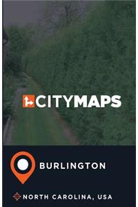 City Maps Burlington North Carolina, USA