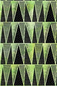 Bullet Journal Notebook Abstract Triangles Pattern 4