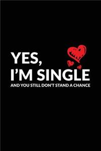 Yes, I'm Single And You Still Don't Stand A Chance