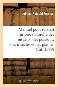 Manuel Pour Servir À l'Histoire Naturelle Des Oiseaux, Des Poissons, Des Insectes Et Des Plantes