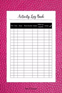 Activity Log Book