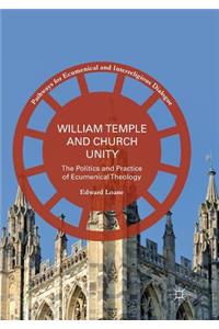 William Temple and Church Unity