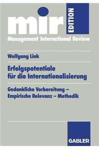 Erfolgspotentiale Für Die Internationalisierung