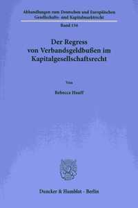 Der Regress Von Verbandsgeldbussen Im Kapitalgesellschaftsrecht