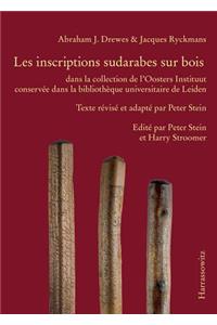 Abraham Drewes/Jacques Ryckmans, Inventaire Des Inscriptions Sudarabes Sur Bois