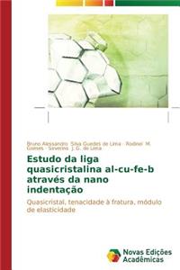 Estudo da liga quasicristalina al-cu-fe-b através da nano indentação