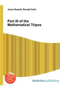 Part III of the Mathematical Tripos