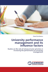 University performance management and its influence factors
