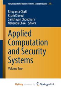Applied Computation and Security Systems