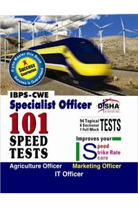 IBPS - CWE Specialist Officer 101 Speed Tests - Agriculture Officer / Marketing Officer / IT Officer