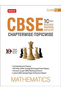 10 Years CBSE Chapterwise-Topicwise: Mathematics