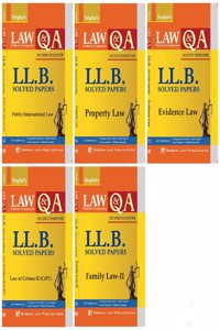 2nd Semester Questions and Answers Combo (Evidence Law, Family Law-2, Law of Crimes-2, Property Law, Public International Law) for Delhi University Students by Singhal Law Publications