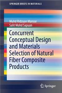 Concurrent Conceptual Design and Materials Selection of Natural Fiber Composite Products