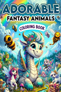 Adorable Fantasy Animals Coloring book