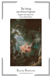 Swing Cross Stitch Pattern - Jean-Honoré Fragonard