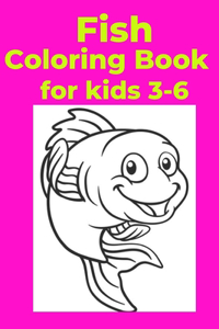 Fish Coloring Book for kids 3-6