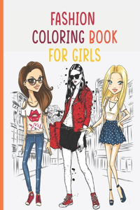 Fashion Coloring Book For Girls