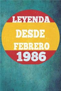 Leyenda Desde Febrero 1986