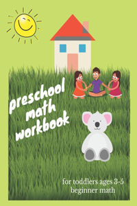 preschool math workbook for toddlers ages 3-5 beginner math