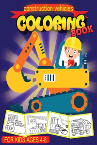 construction coloring books for kids ages 4-8