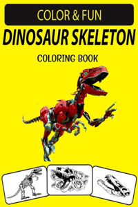 Dinosaur Skeleton Coloring Book