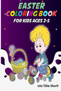 Easter coloring book for kids ages 2-5