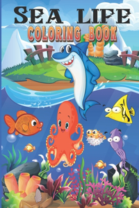 Sea Life Coloring Book