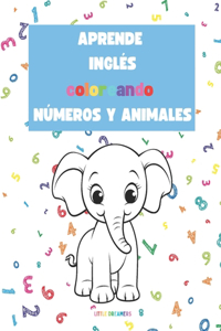 Aprende inglés coloreando números y animales