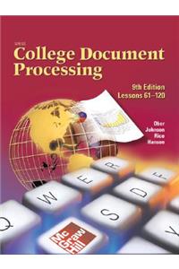 Gregg College Keyboarding and Document Processing (Gdp), Kit 2 for Word 2003 (Lessons 61-120/No Software)