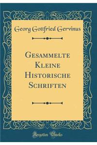 Gesammelte Kleine Historische Schriften (Classic Reprint)