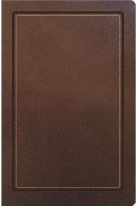 NKJV, Ultraslim Reference Bible, Imitation Leather, Brown, Indexed, Red Letter Edition