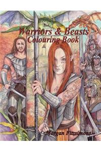 Warriors and Beasts Colouring Book