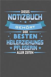 Dieses Notizbuch Gehört Der Besten Heilerziehungspflegerin Aller Zeiten
