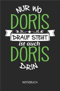 Nur wo Doris drauf steht - Notizbuch